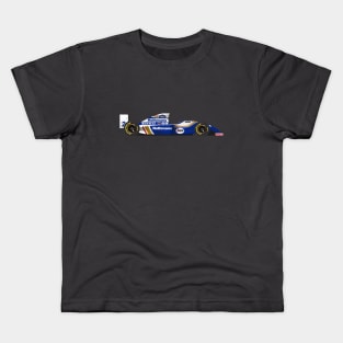 Ayrton Senna's Williams Renault FW16 Illustration Kids T-Shirt